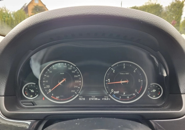 BMW Seria 5 cena 56900 przebieg: 274000, rok produkcji 2014 z Olkusz małe 352